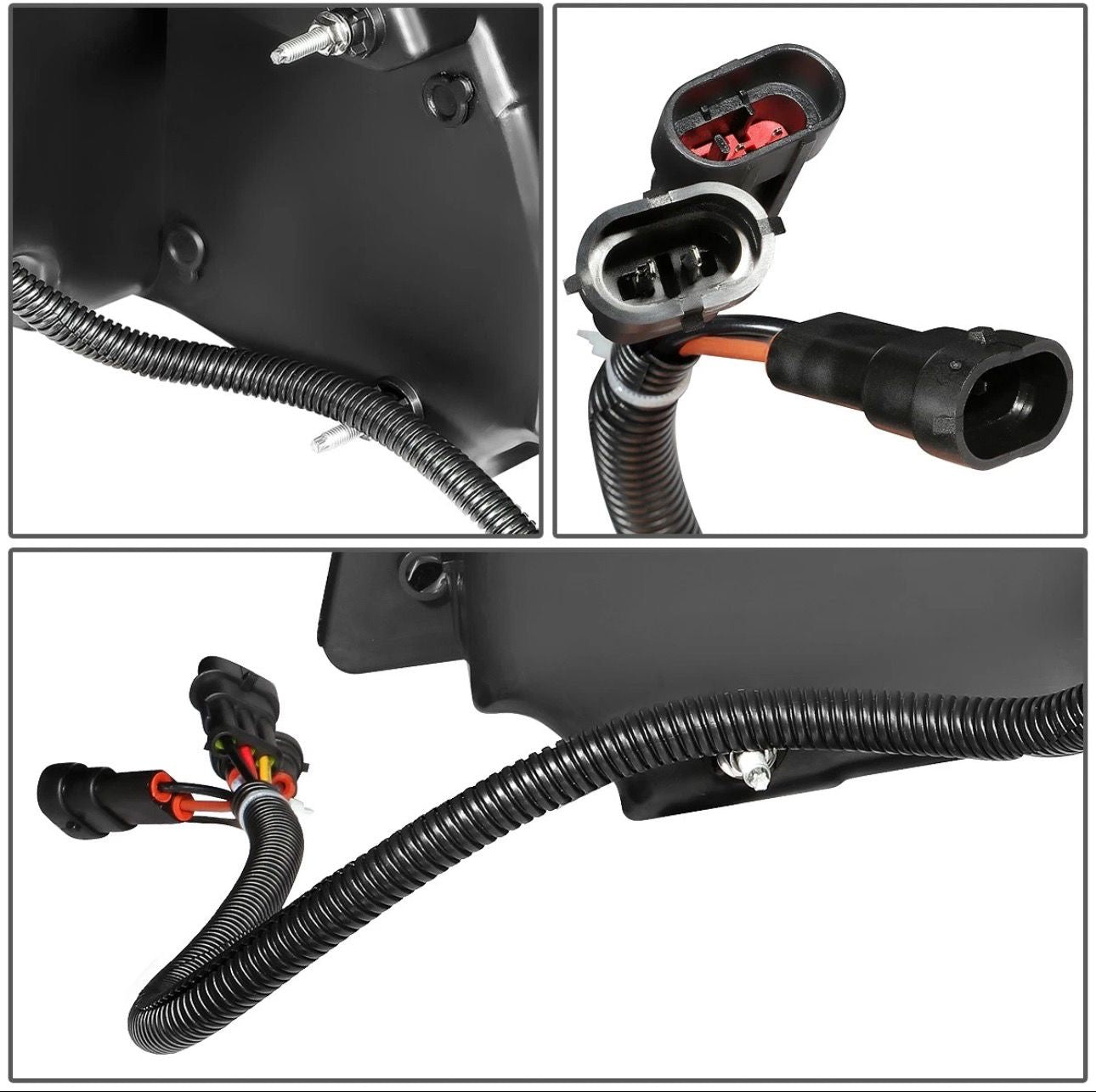 Faros DRL Freightliner Cascadia 08-17 negros