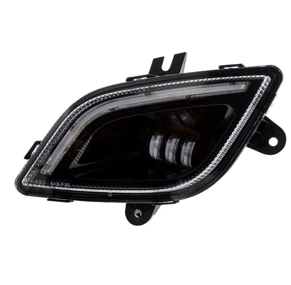 Par de luces antiniebla LED FULL BLACK para Freightliner Cascadia 2018-2024