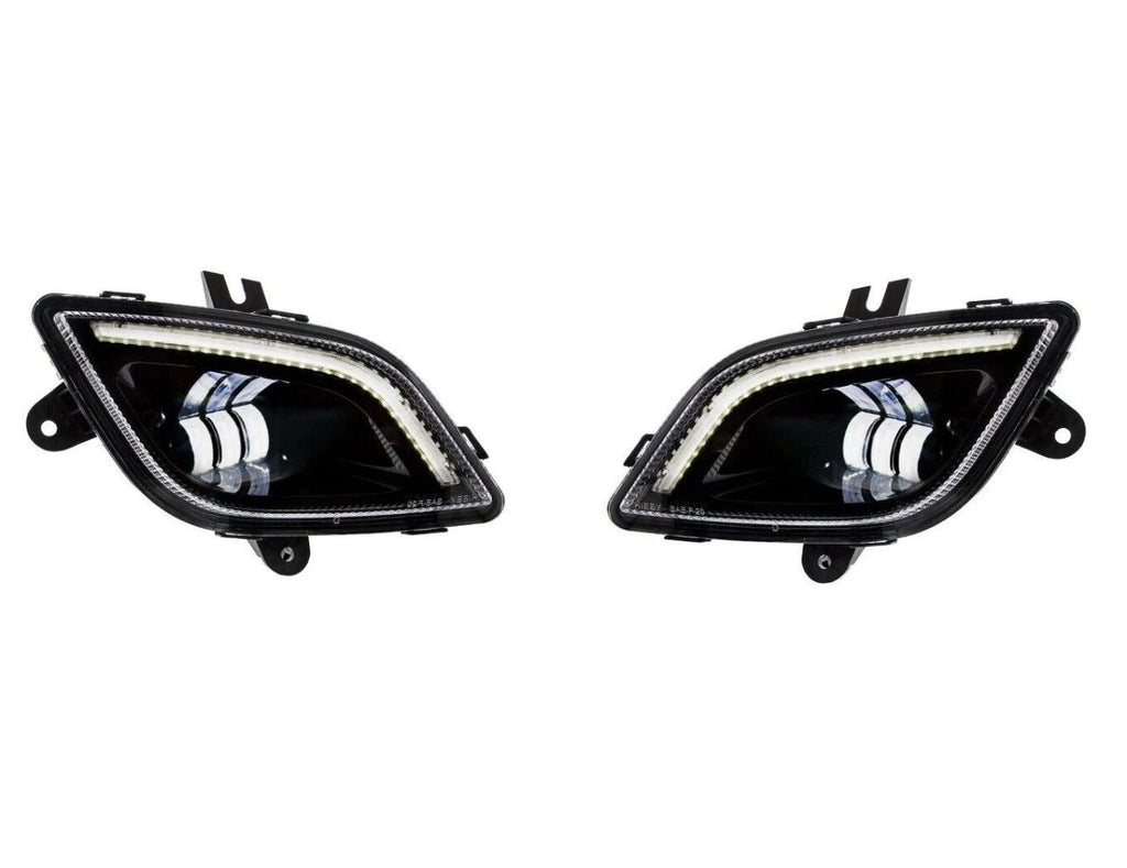 Par de luces antiniebla LED FULL BLACK para Freightliner Cascadia 2018-2024