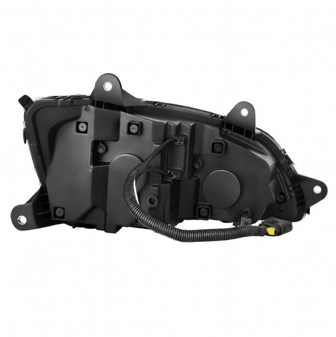 Faro LED DRL con señal de giro secuencial negro para 08-17 Kenworth T660